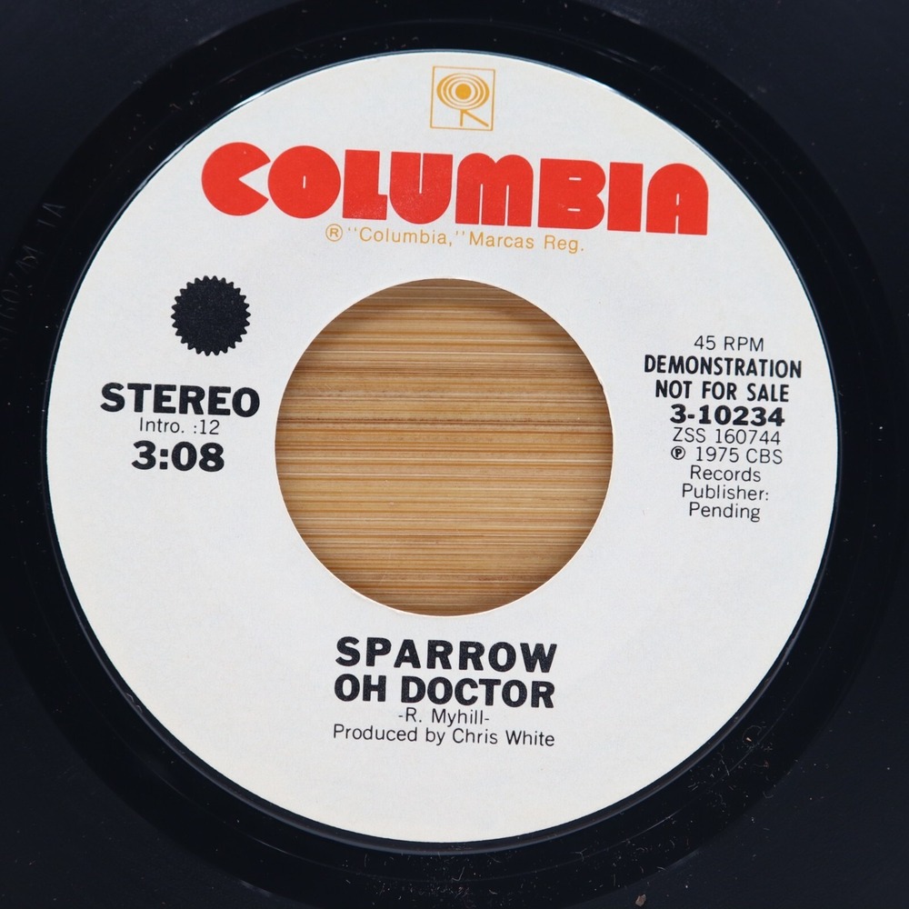 SPARROW - OH DOCTOR - ROCK 45 COLUMBIA PROMO